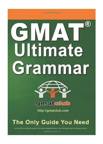 GMAT Ultimate Grammar by GMAT Club