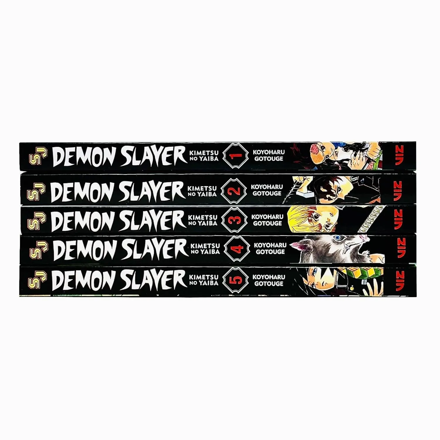 Demon Slayer: Kimetsu no Yaiba Vol-1-5 Books Collection set by Koyoharu Gotouge