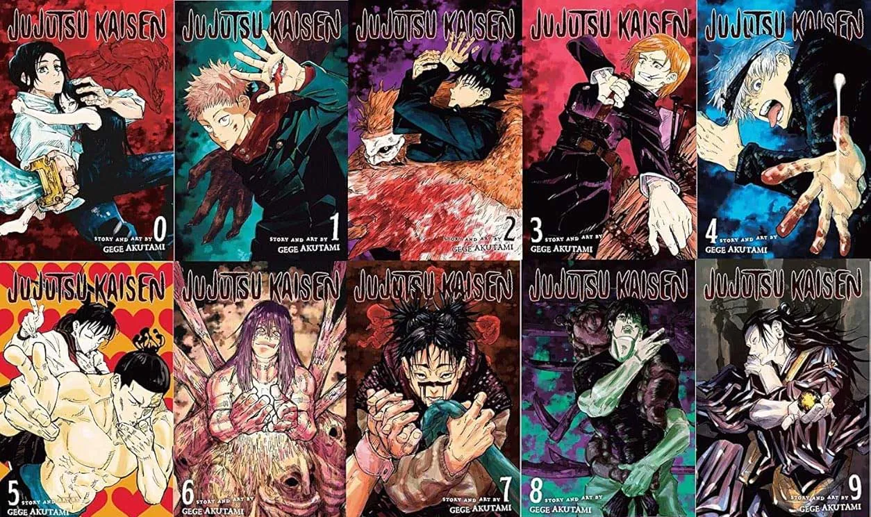 Jujutsu Kaisen Series 10 Books Collection by Gege Akutami
