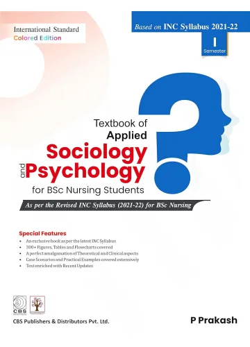 Textbook of Applied Sociology and Psychology for BSc Nursing Students by P Prakash