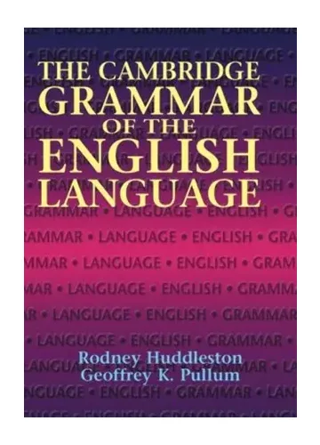 Cambridge Grammar of the English Language by Rodney Huddleston (Color)