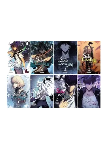 Solo Leveling Manga Series, Vol 1-8 Collection Books by Chugong