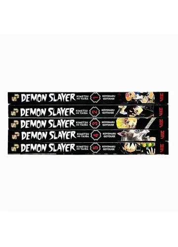 Demon Slayer: Kimetsu no Yaiba Vol-1-5 Books Collection set by Koyoharu Gotouge