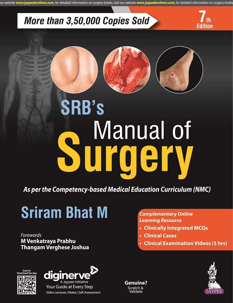 SRB’s Manual of Surgery by M. Sriram Bhat