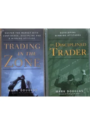 2 Books Set By Mark Douglas Trading In The Zone And The Disciplined Trader Book