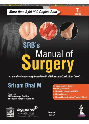 SRB’s Manual of Surgery by M. Sriram Bhat