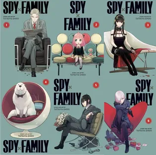 Spy x Family Manga Volumes 1 - 6 Collection Set by Tatsuya Endo