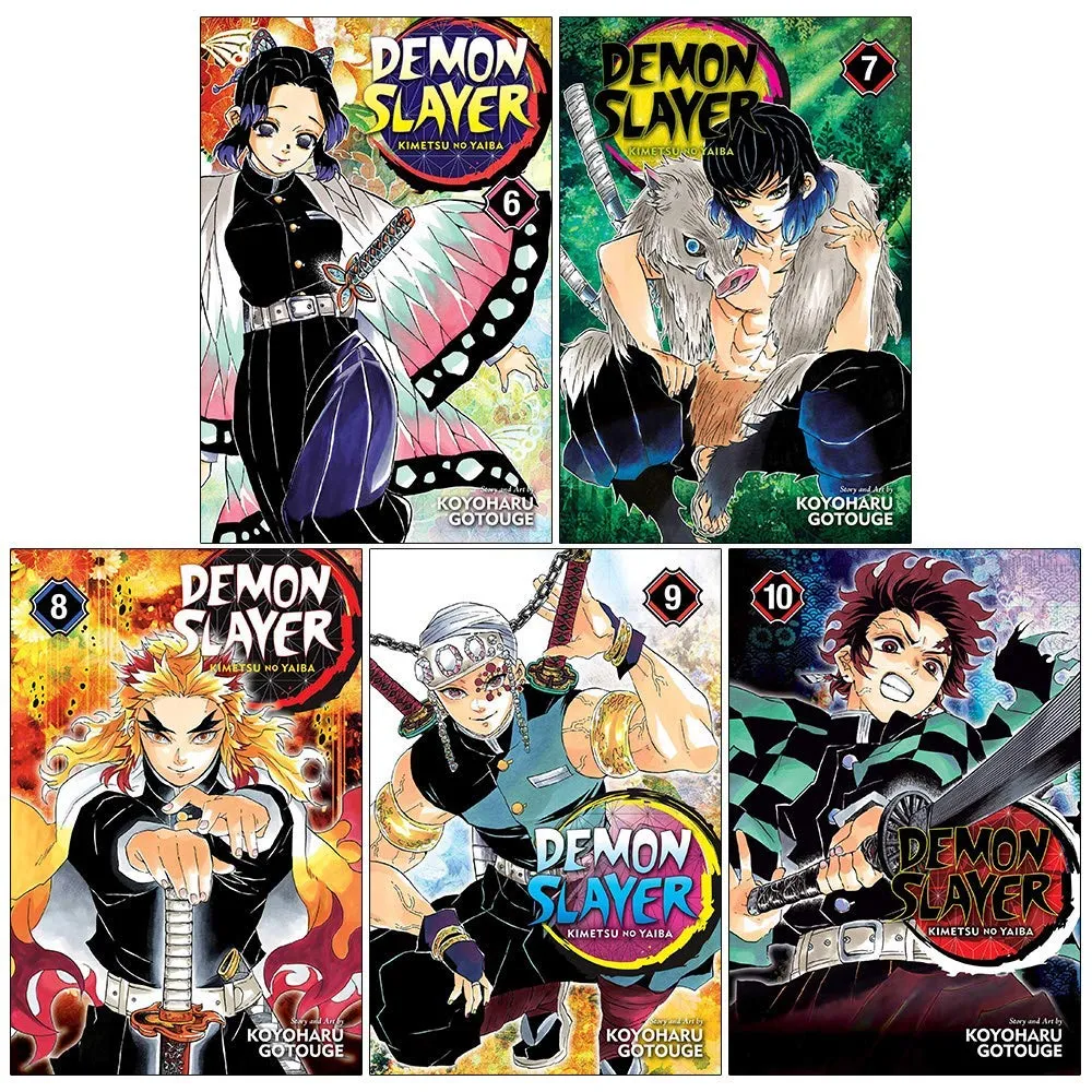 Demon Slayer Vol 6-10 Collection Set by Koyoharu Gotouge