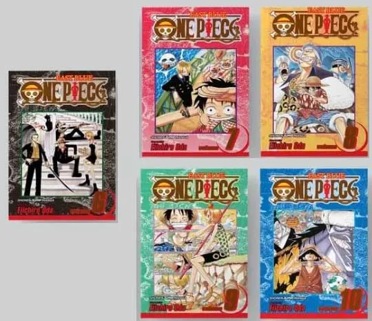 One Piece Manga Collection Vol. 6-10 by Eiichiro Oda